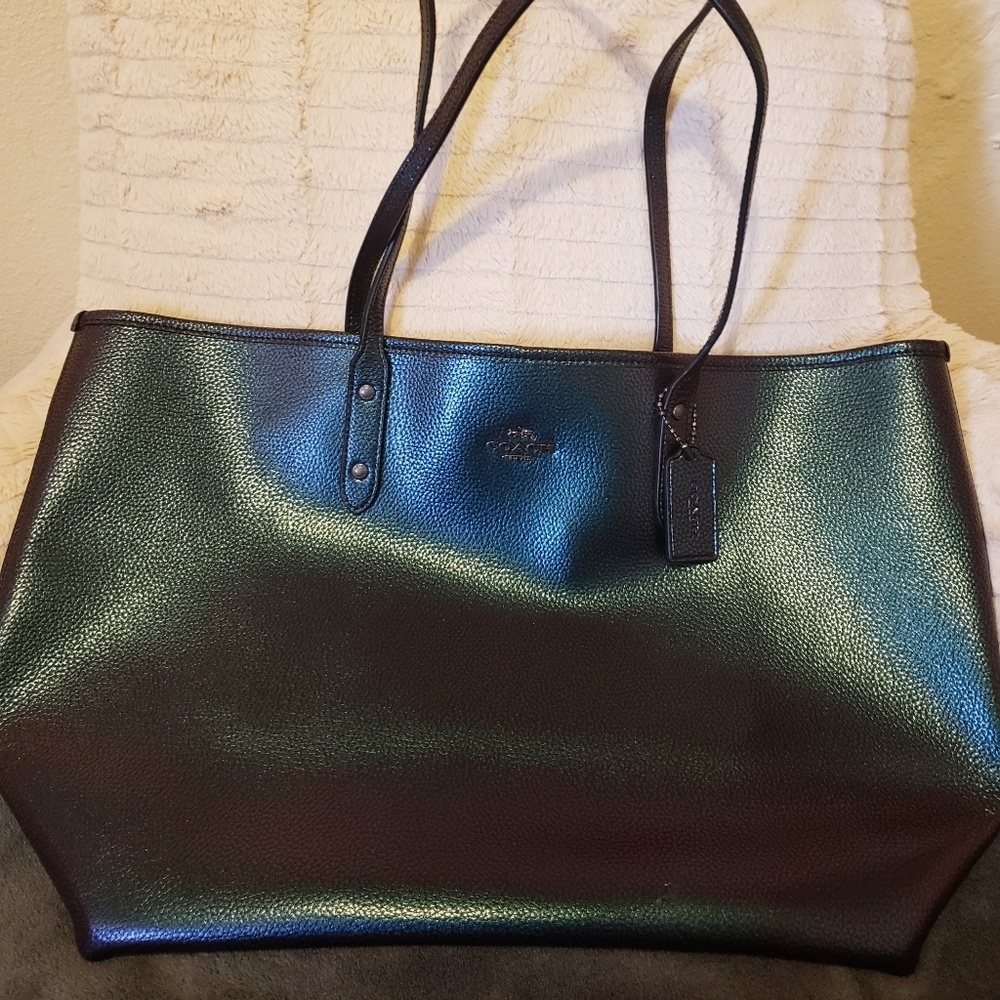 Coach Iridescent Tote Bag